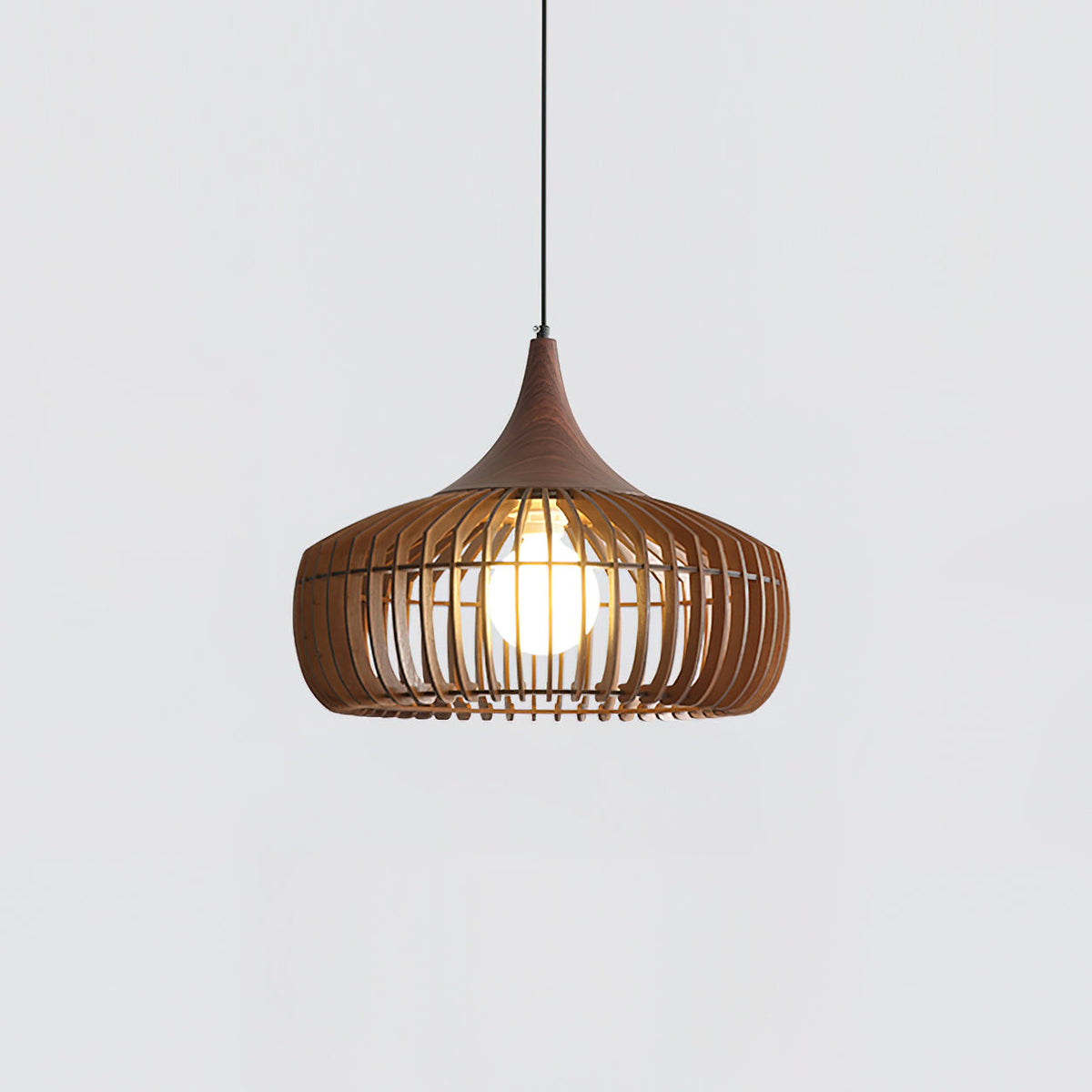 Vexo Natural Bamboo Rattan Pendant Light