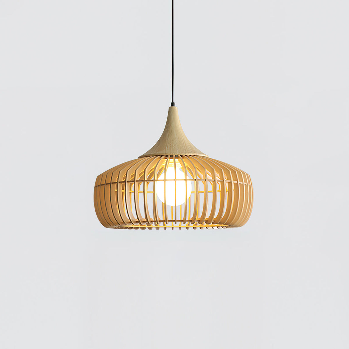 Vexo Natural Bamboo Rattan Pendant Light