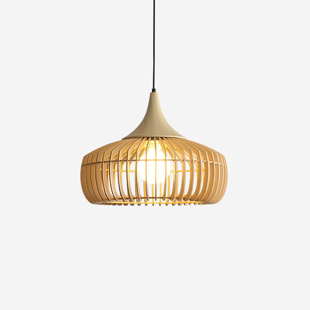 Vexo Natural Bamboo Rattan Pendant Light