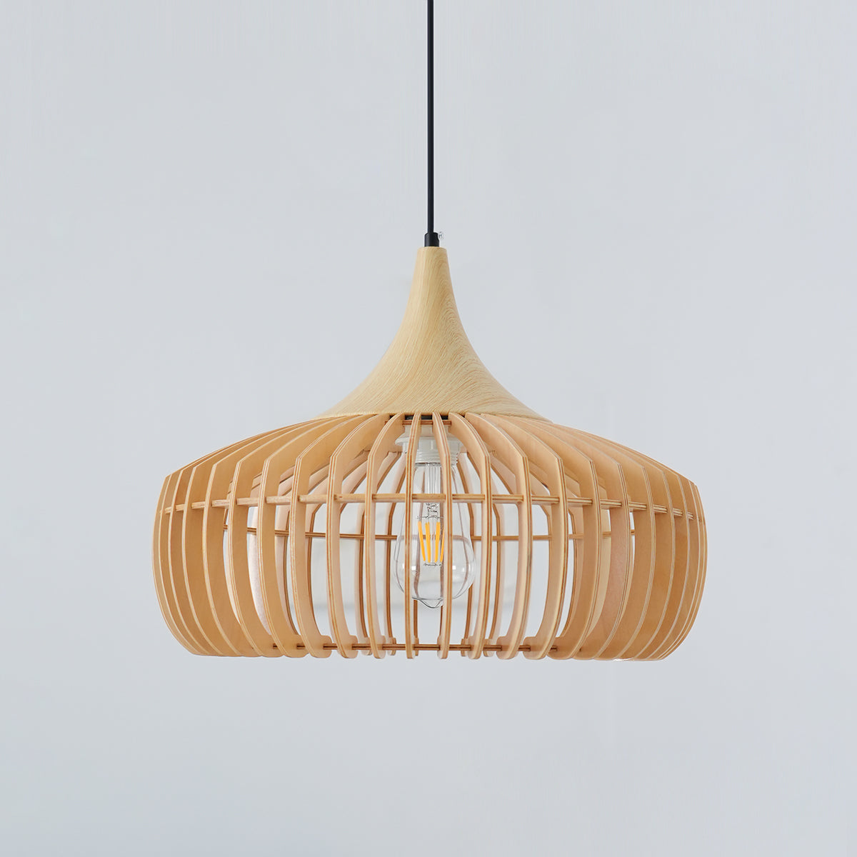 Vexo Natural Bamboo Rattan Pendant Light