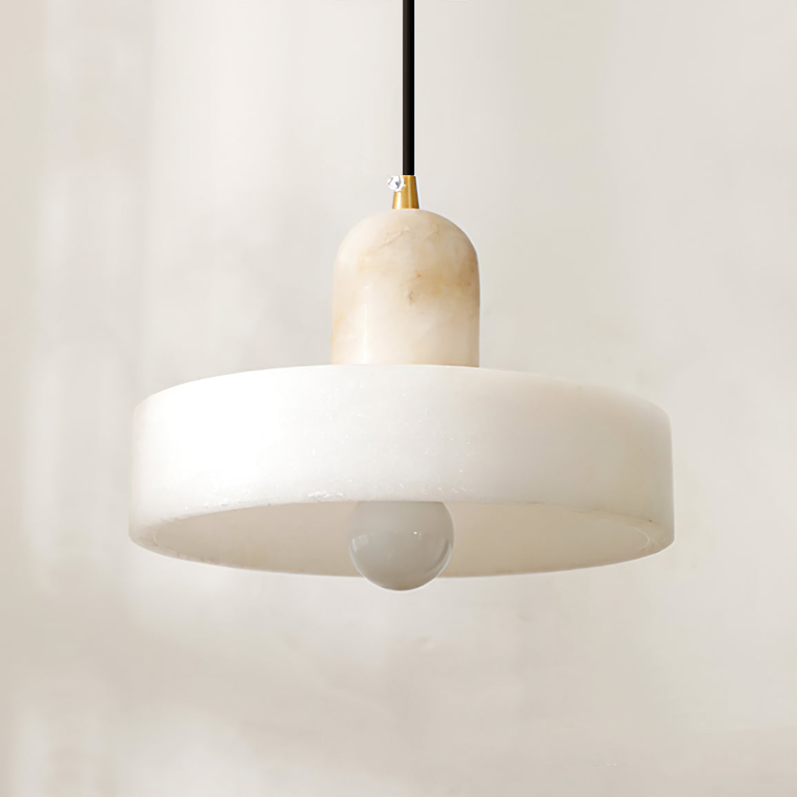 Avenorine Disc Orb Alabaster Pendant Light