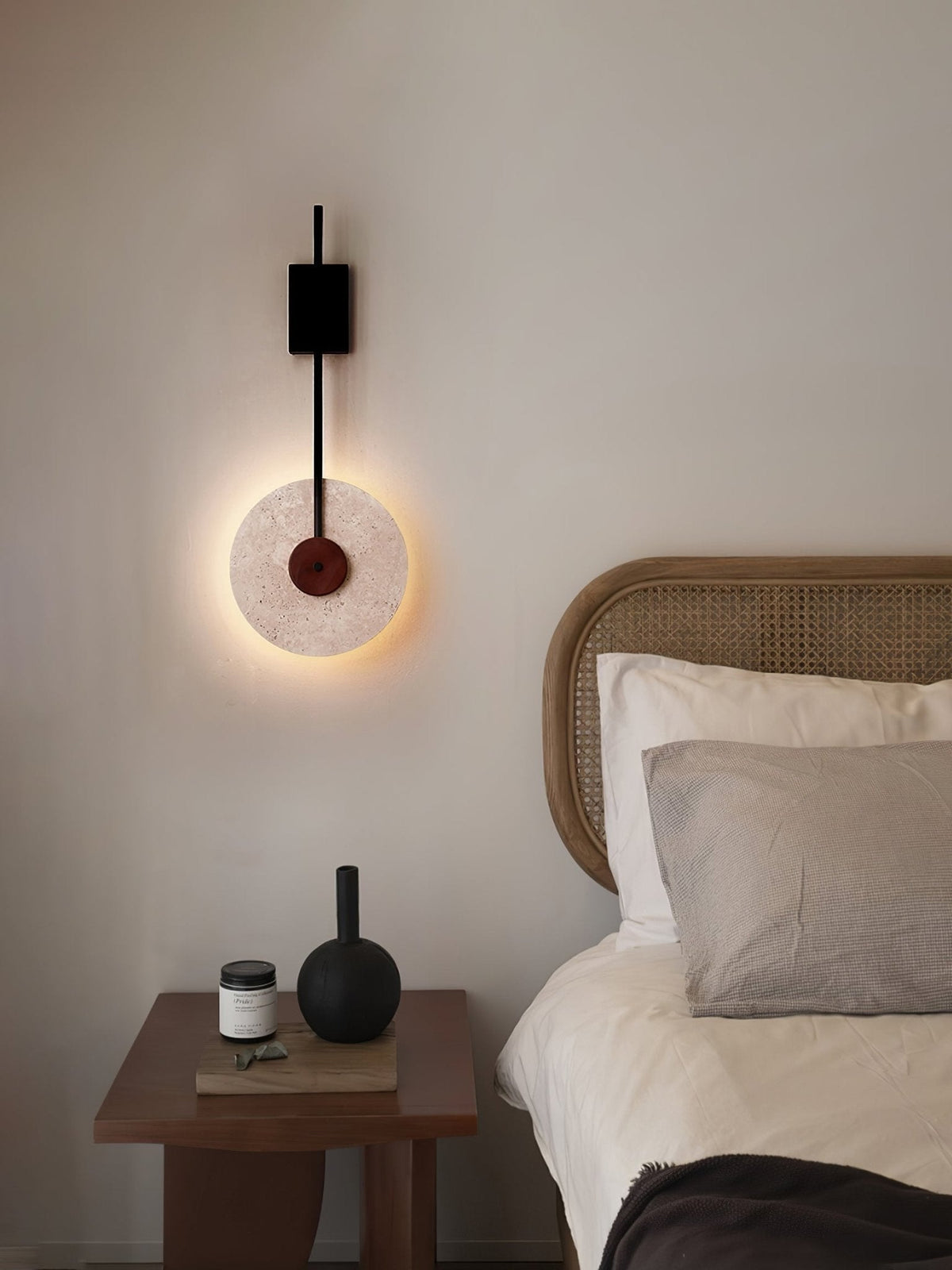 Elysia Travertine Wall Light