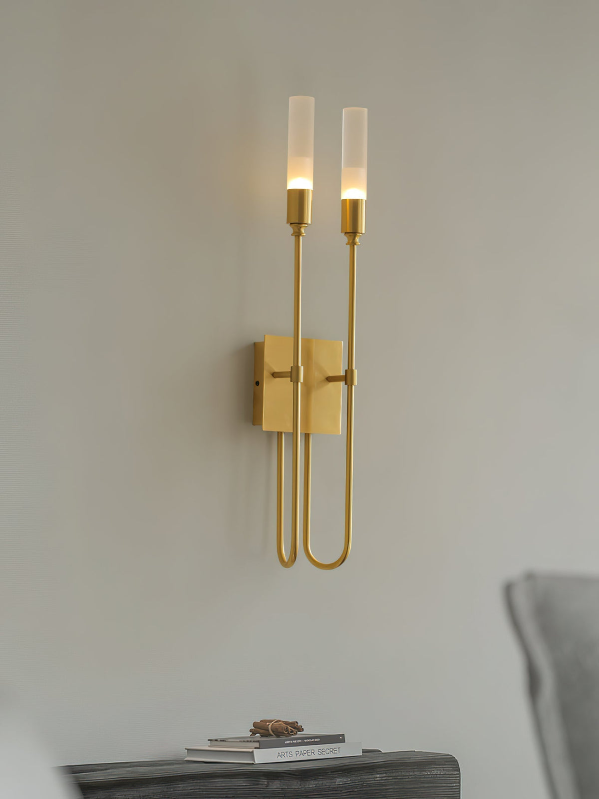 Yvori Wall Lamp Double Rod Minimalist