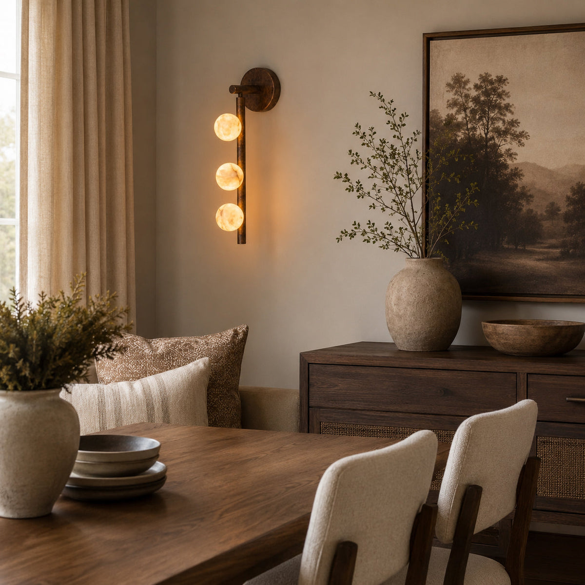 Drop Alabaster Wall Sconce