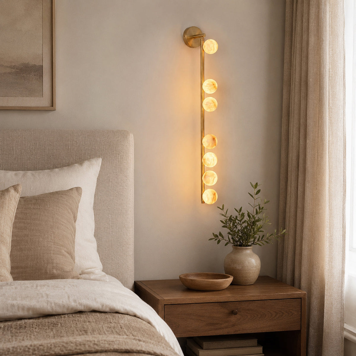 Drop Alabaster Wall Sconce