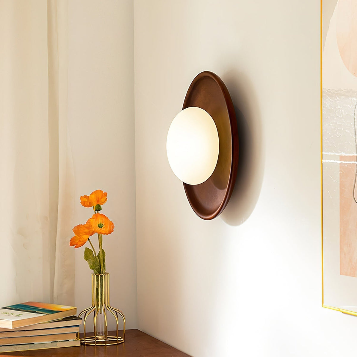 Runa Wooden Wall Lamp