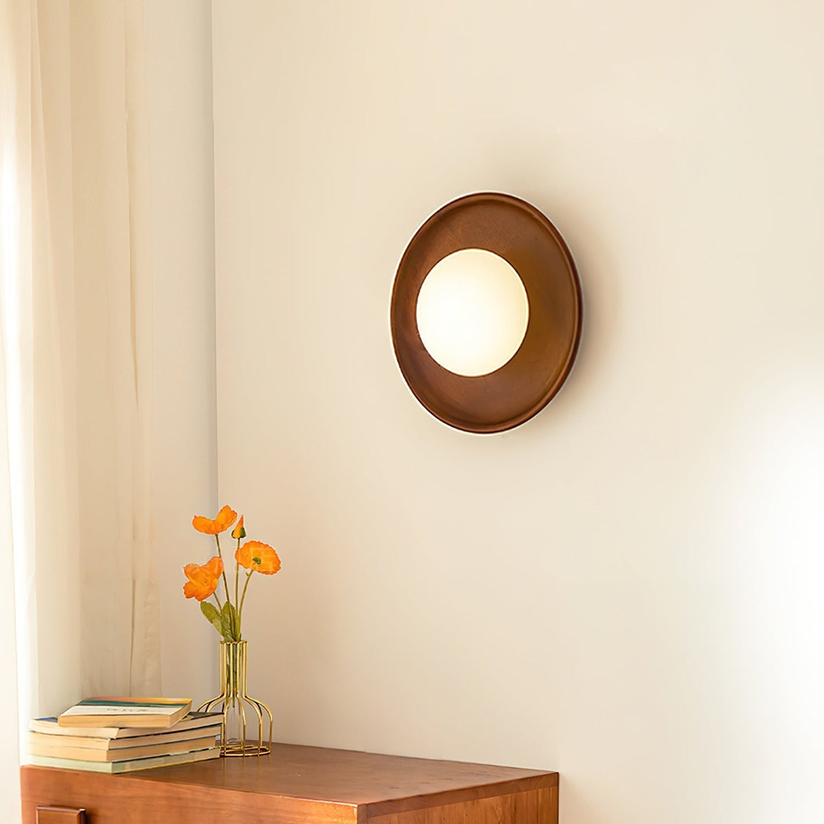 Runa Wooden Wall Lamp