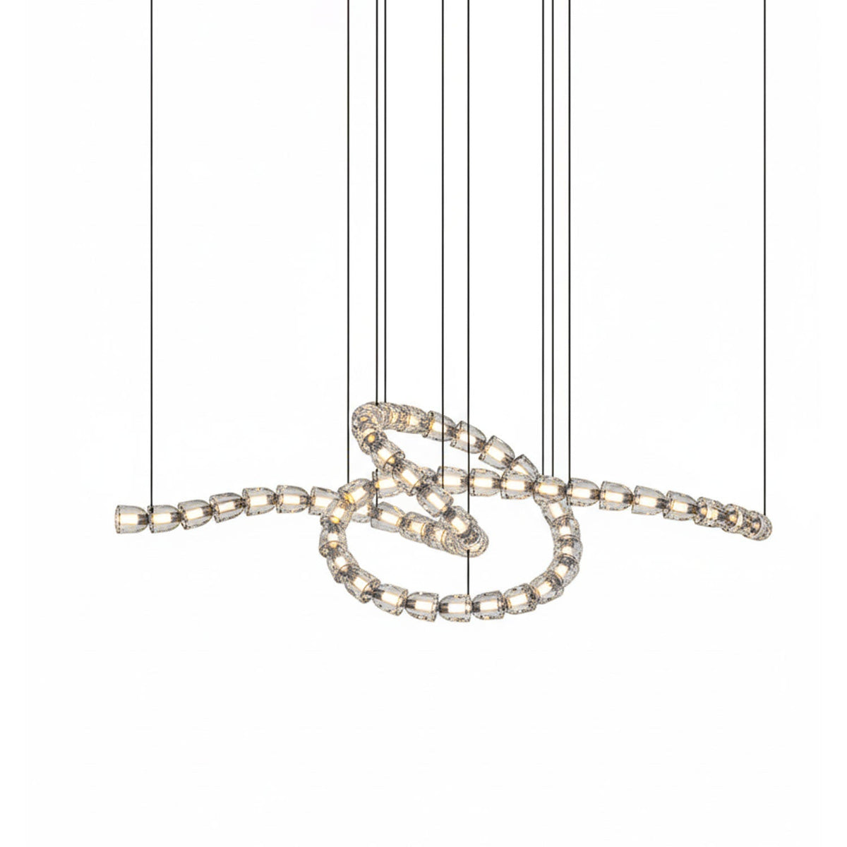 Nexus Gold Crystal Chandelier