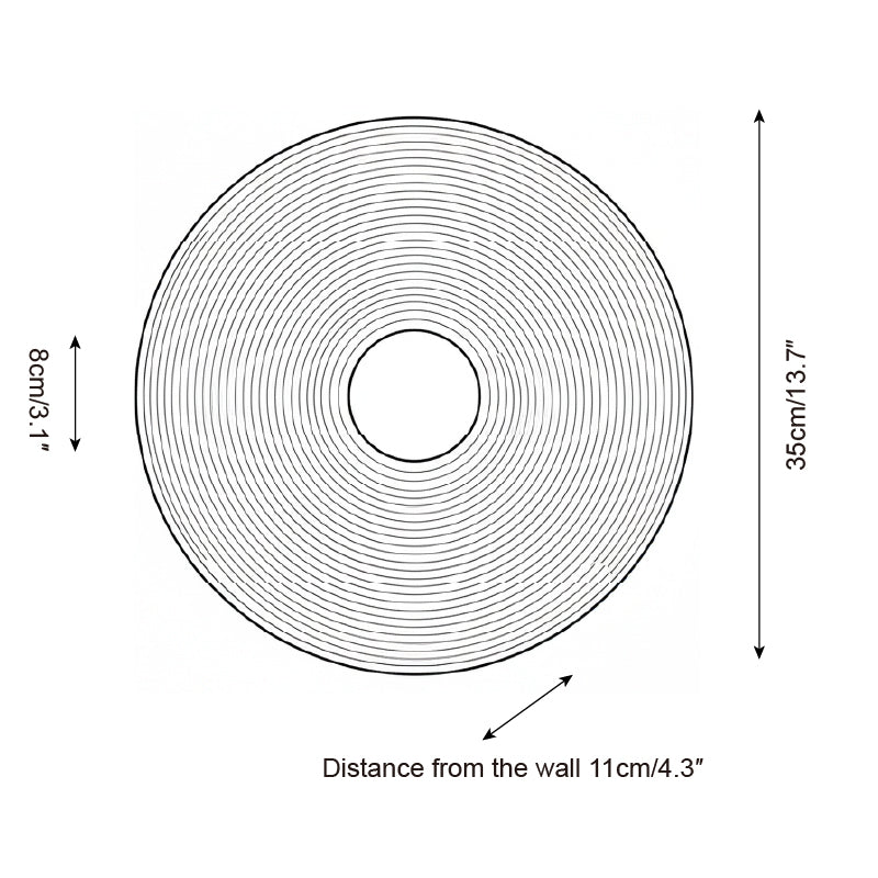 Cirisise Coil Wall Lamp
