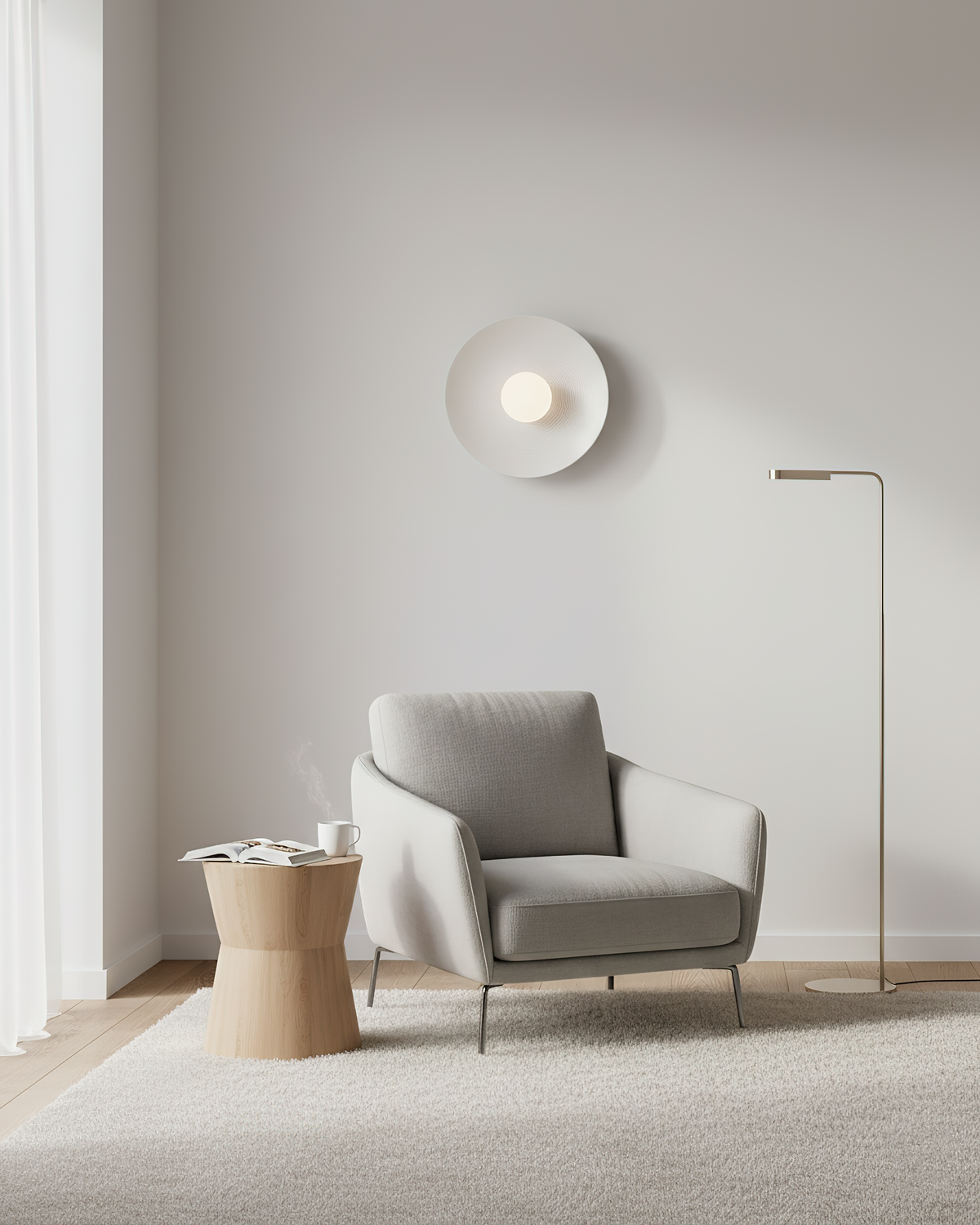 Cirisise Coil Wall Lamp