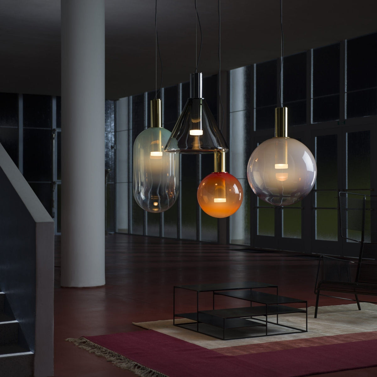 Aeris Minimalist Glass Pendant Lamp
