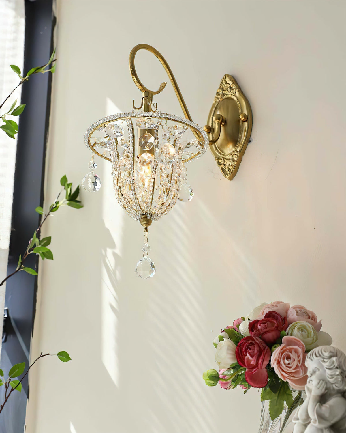 Arabella Crystal Wall Light