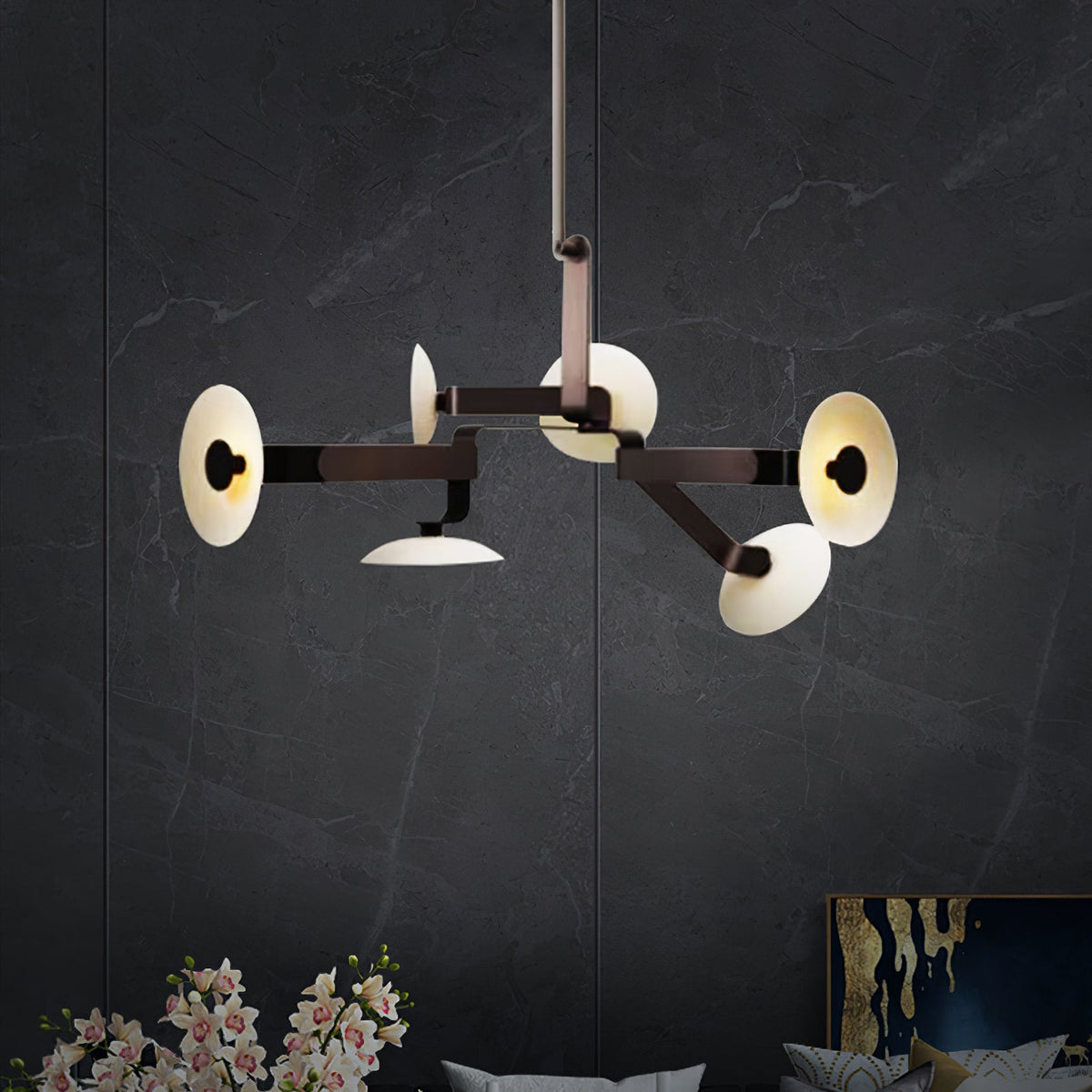 Veluira Brown Chandelier