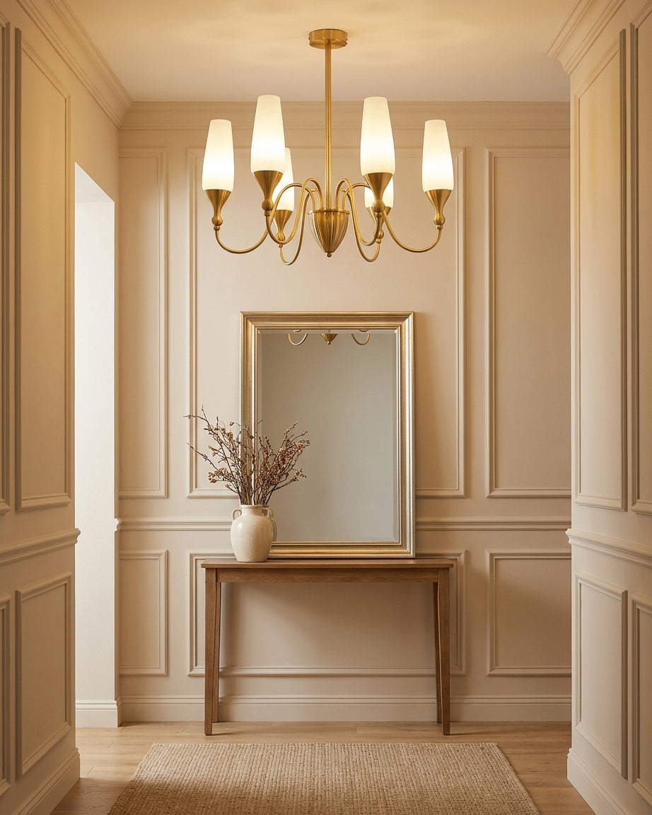 Casenella Brass Chandelier