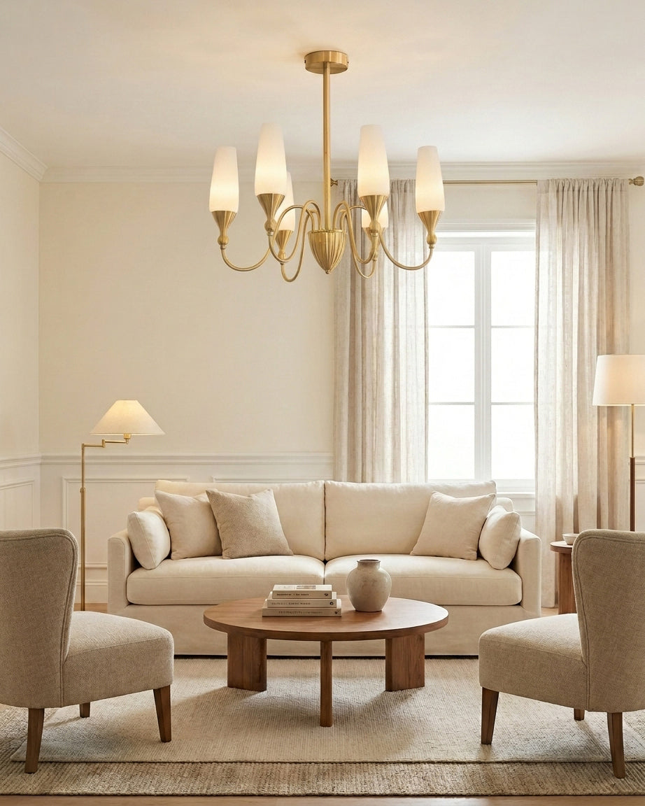 Casenella Brass Chandelier