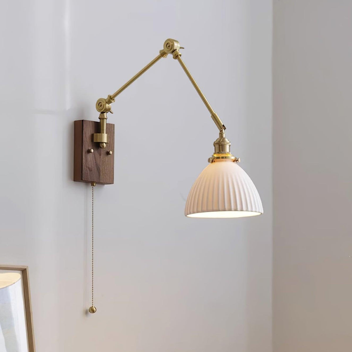 Vetra Vintage Adjustable Swing Arm Wall Lamp