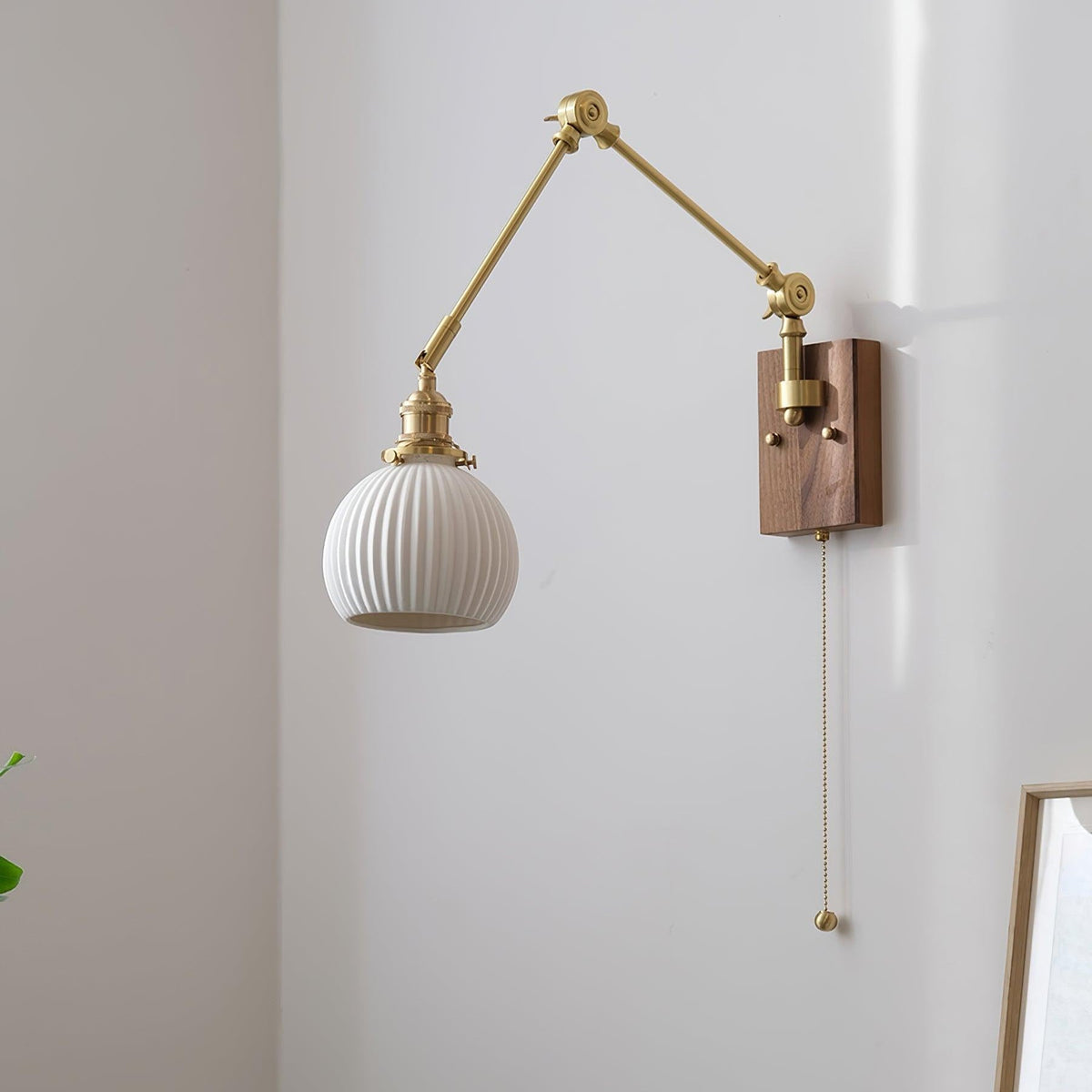 Vetra Vintage Adjustable Swing Arm Wall Lamp