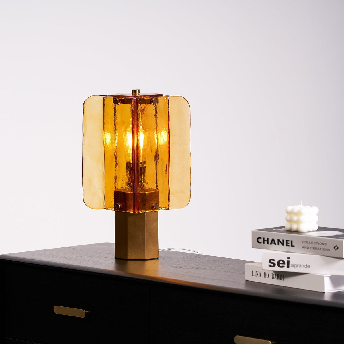 Yentix Glass Table Lamp