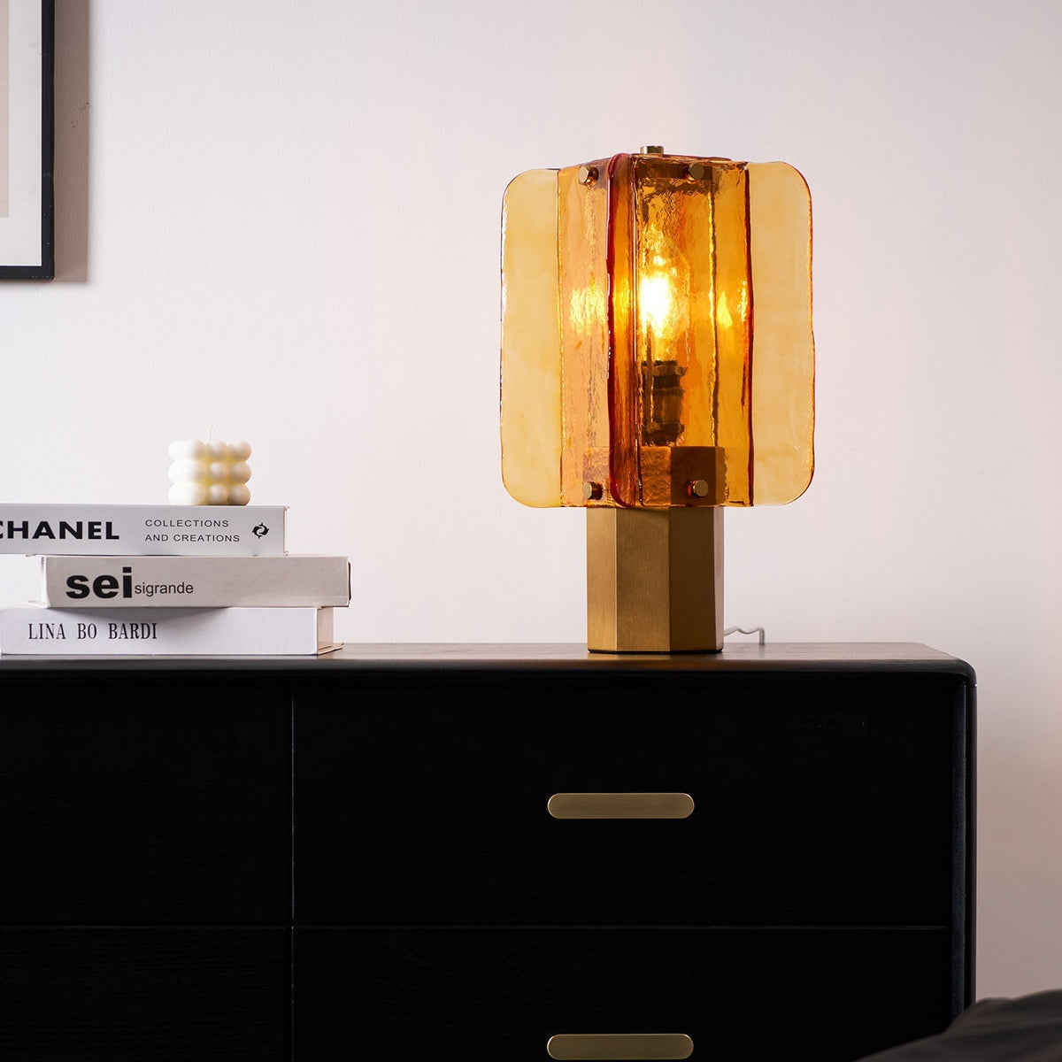 Yentix Glass Table Lamp