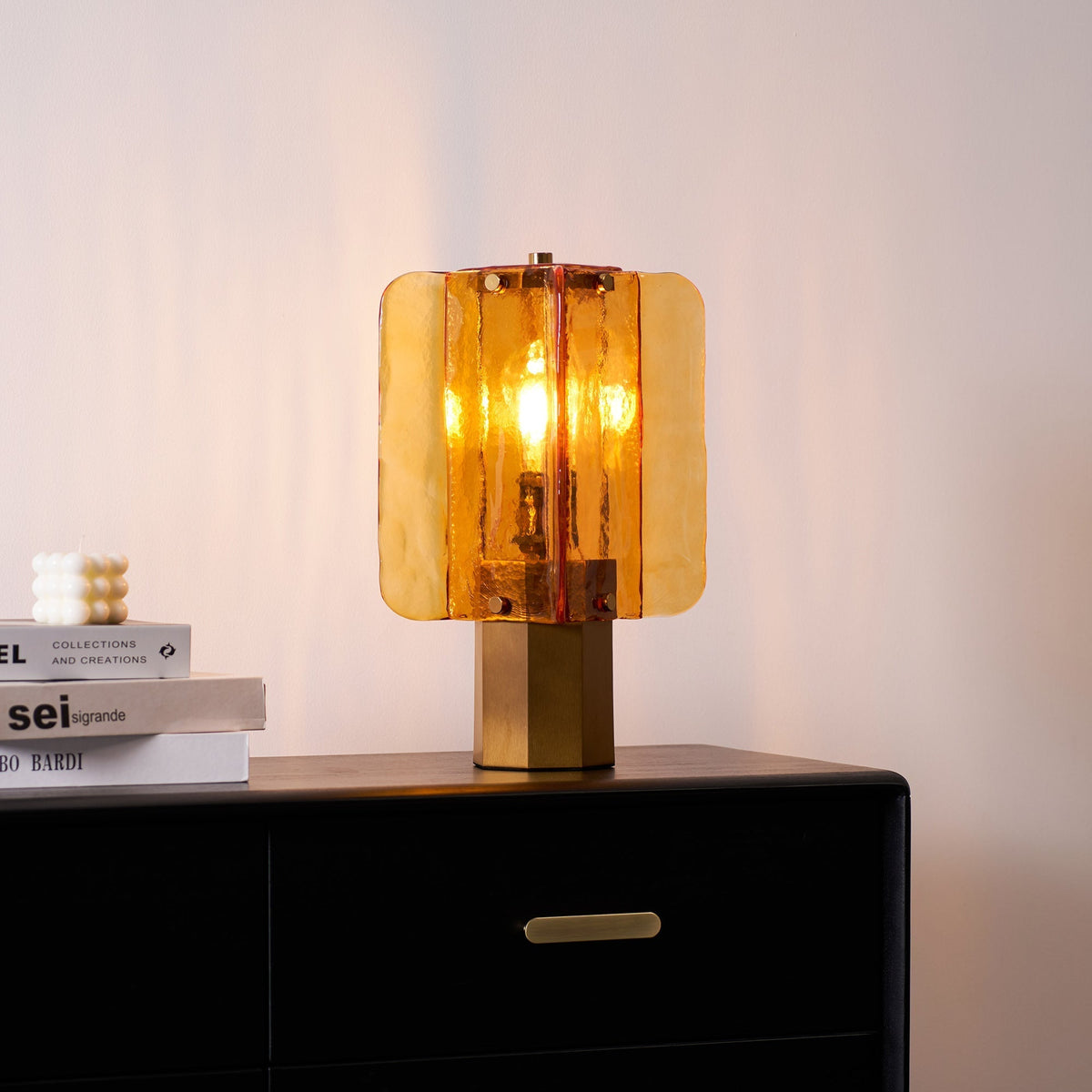 Yentix Glass Table Lamp