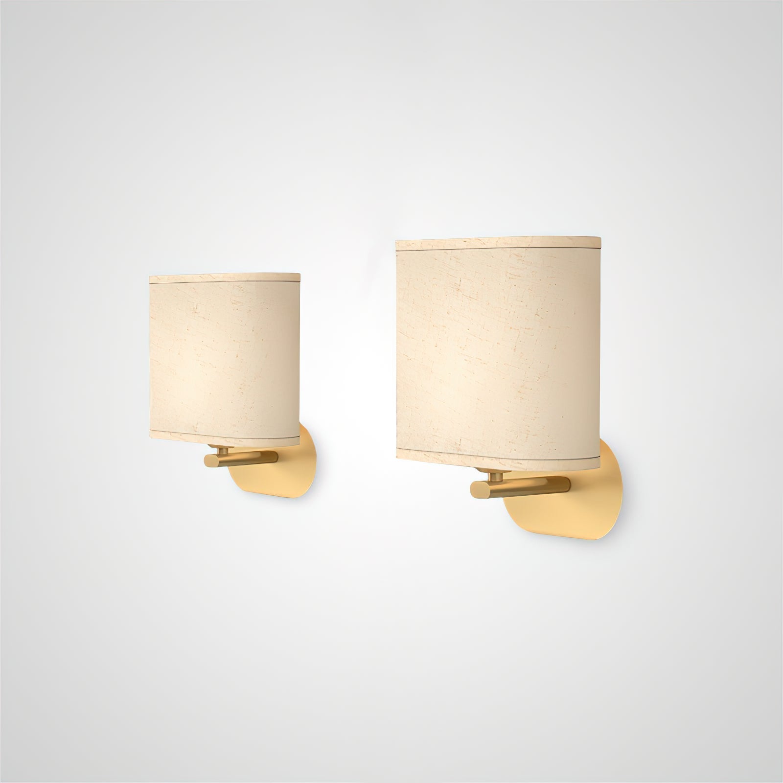Myth Brass Fabric Wall Lamp