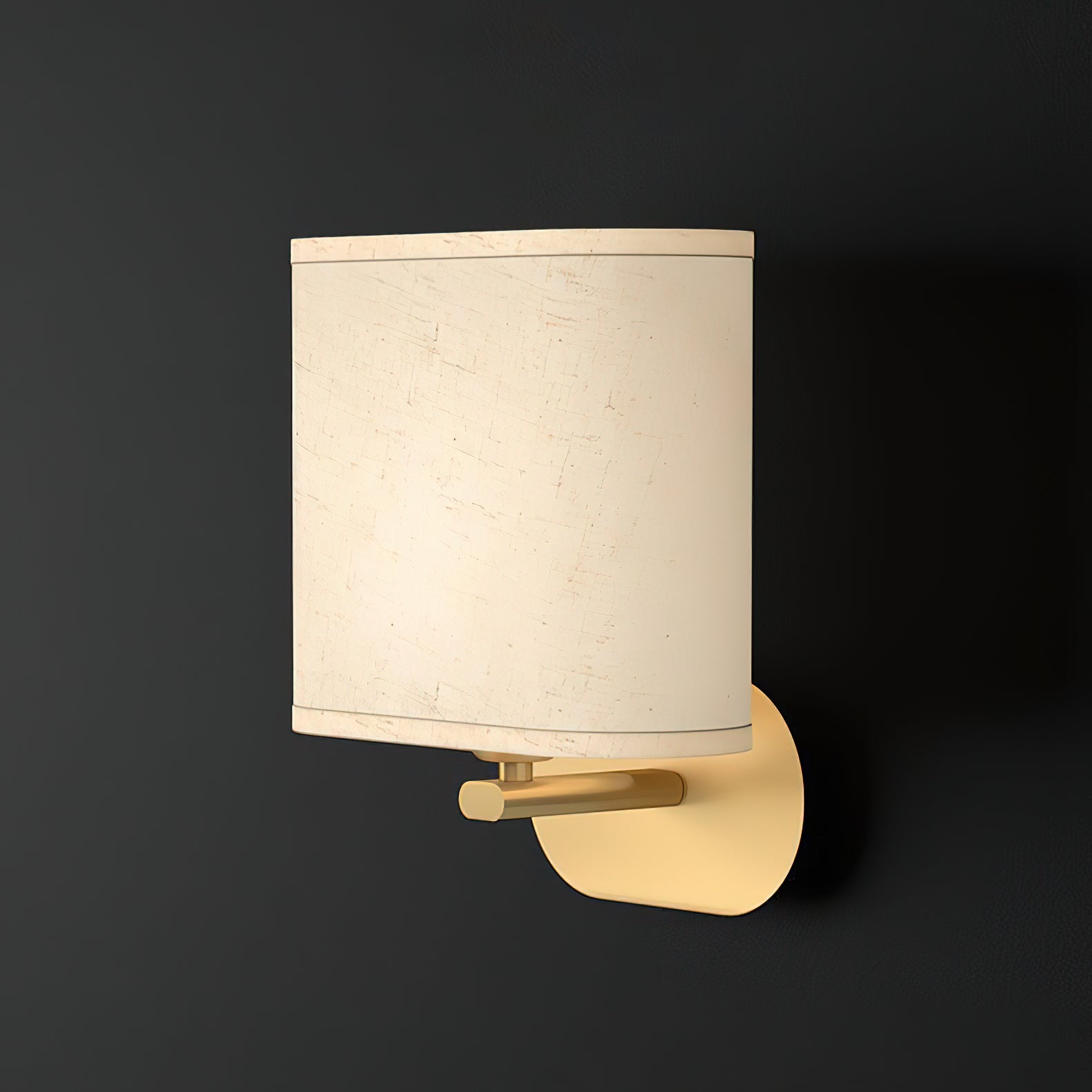 Myth Brass Fabric Wall Lamp