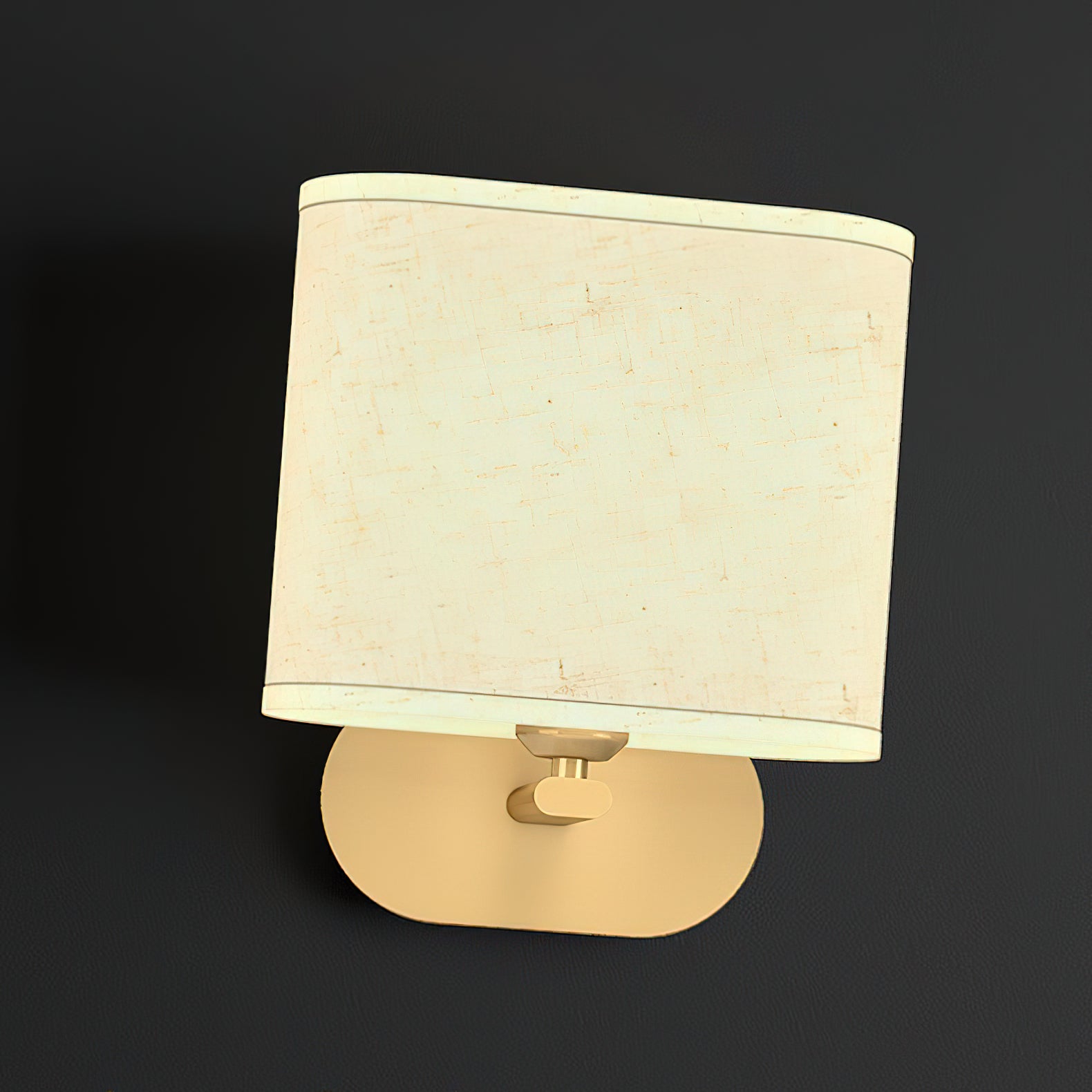 Myth Brass Fabric Wall Lamp