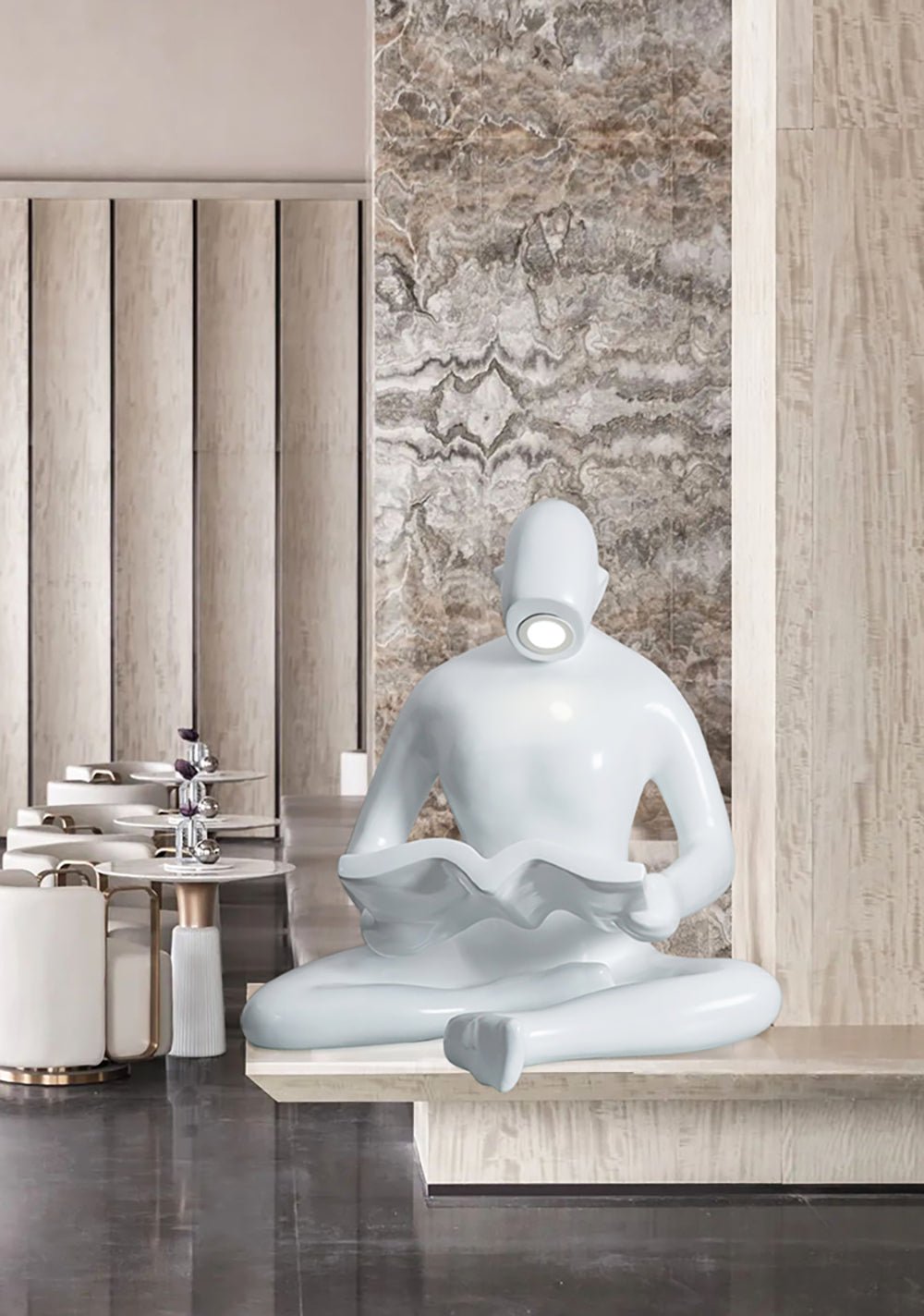 Terielia Reader Sculpture Table Lamp