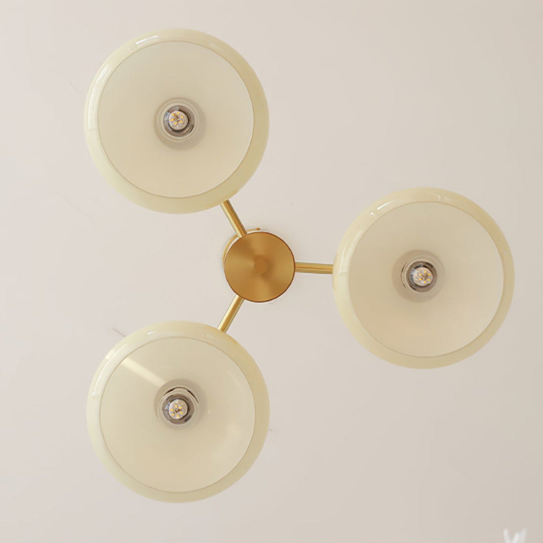 Pinaber Glass Persimmon Chandeliers