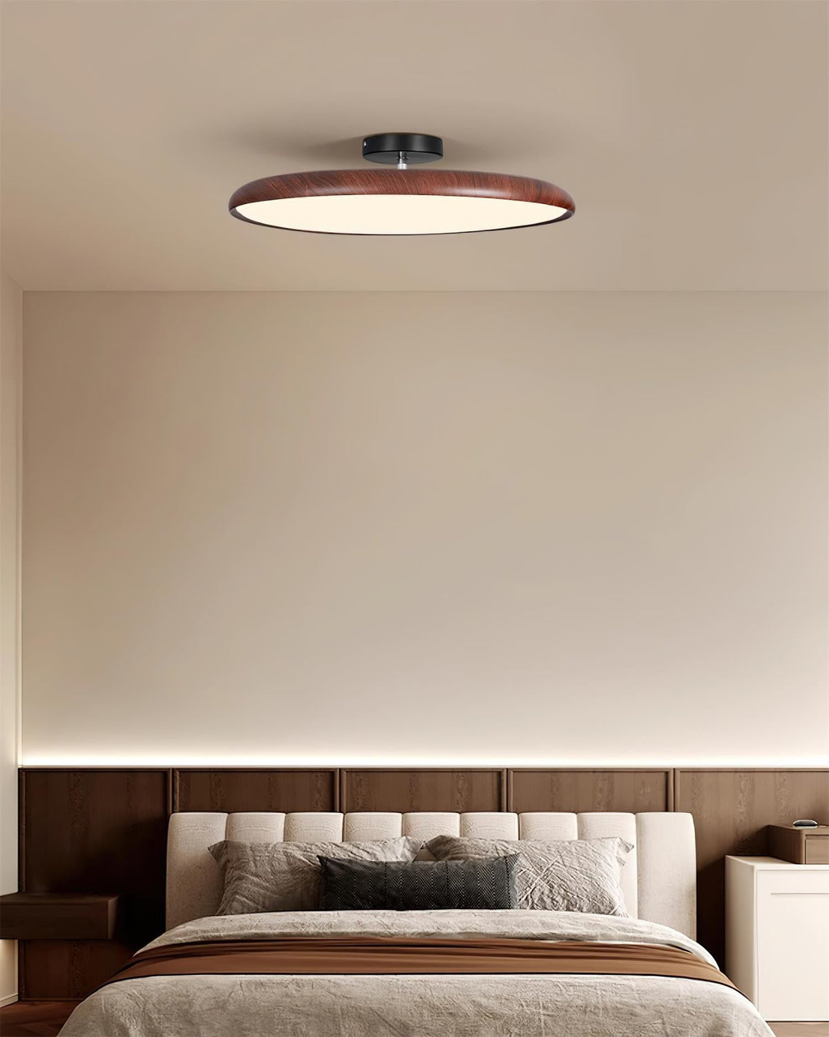 Aira Oval Semi-Flush Ceiling Light