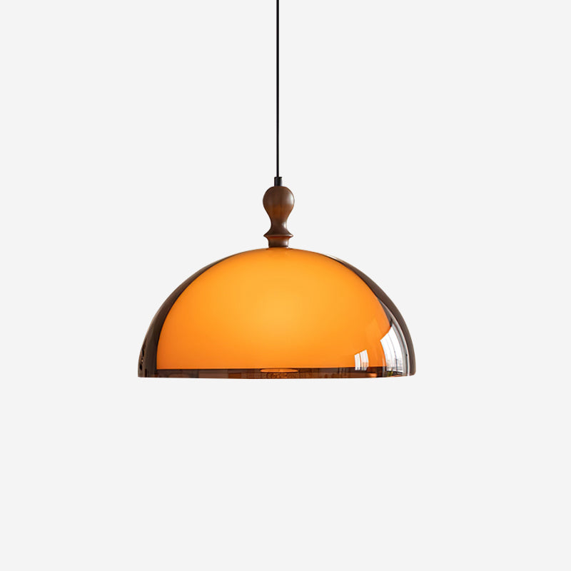 Daro Amber Dome Pendant Light