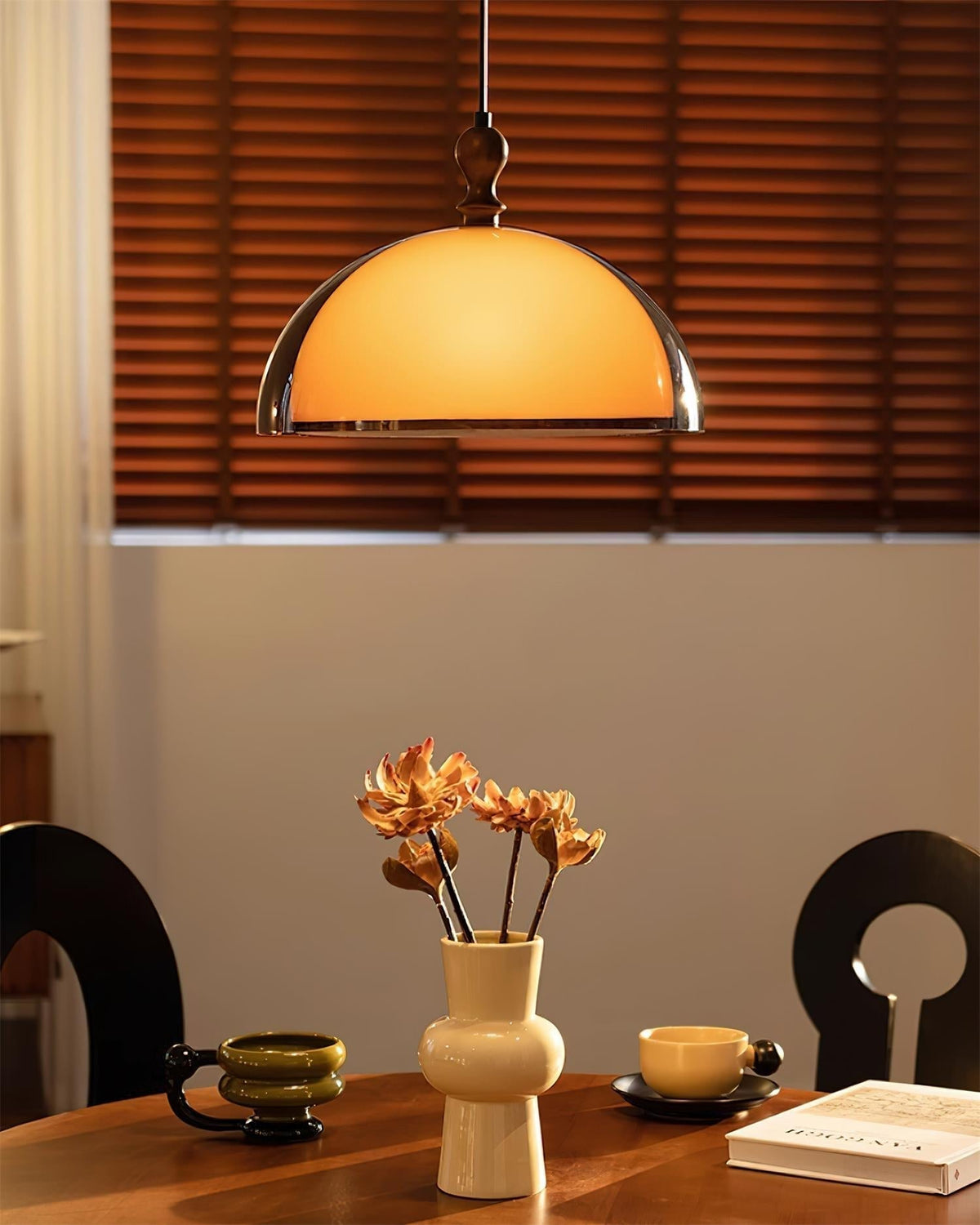 Daro Amber Dome Pendant Light