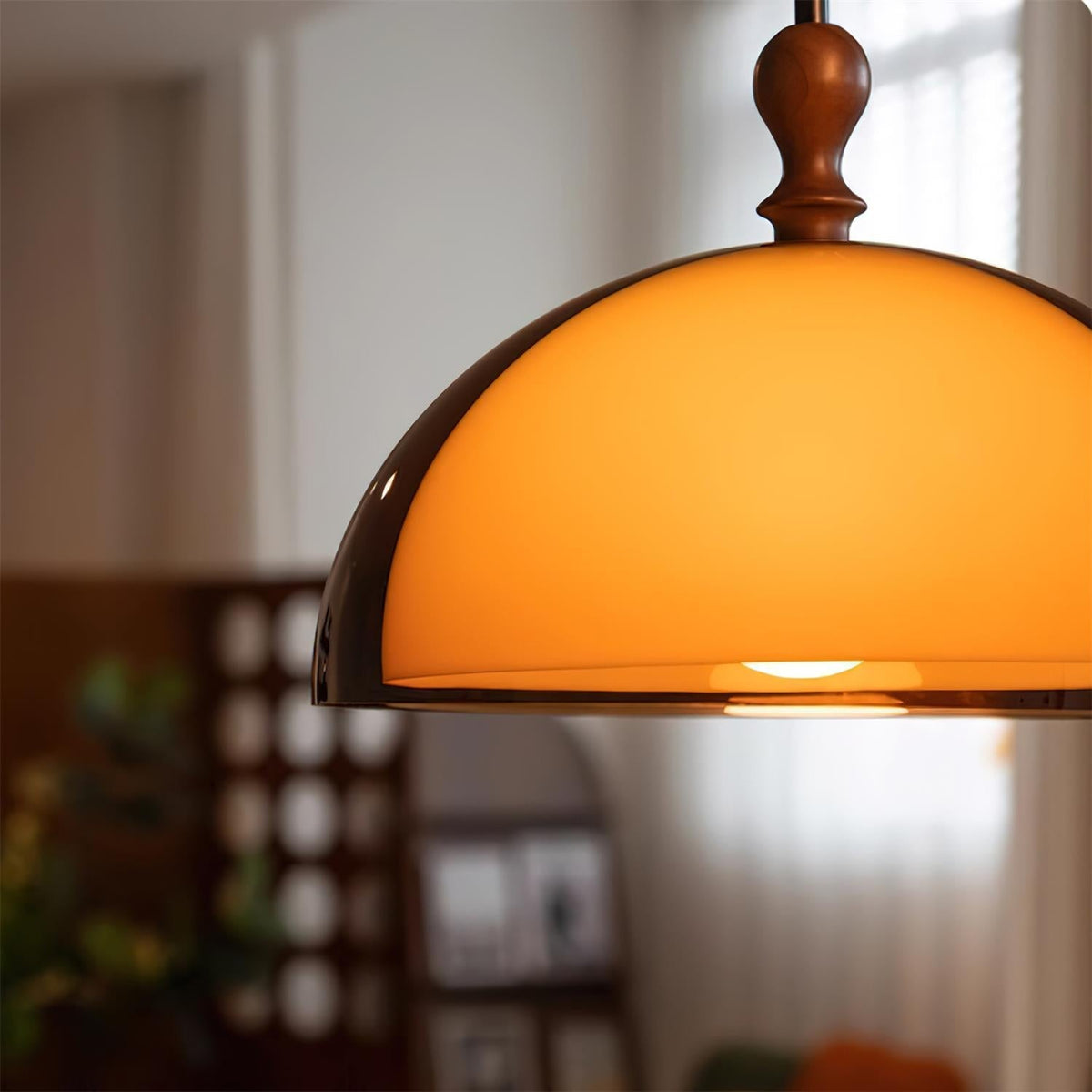 Daro Amber Dome Pendant Light