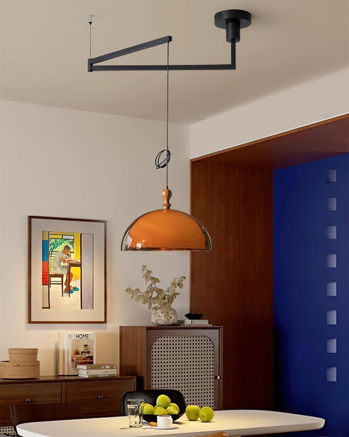 Vika Swing Arm Pendant Lamp
