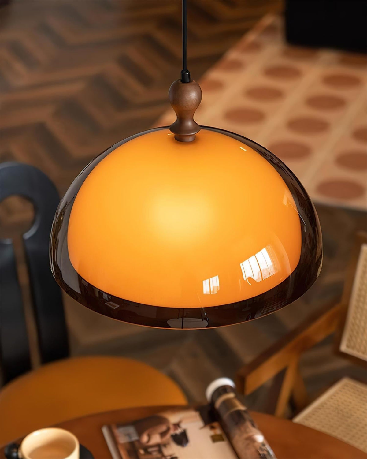 Vika Swing Arm Pendant Lamp