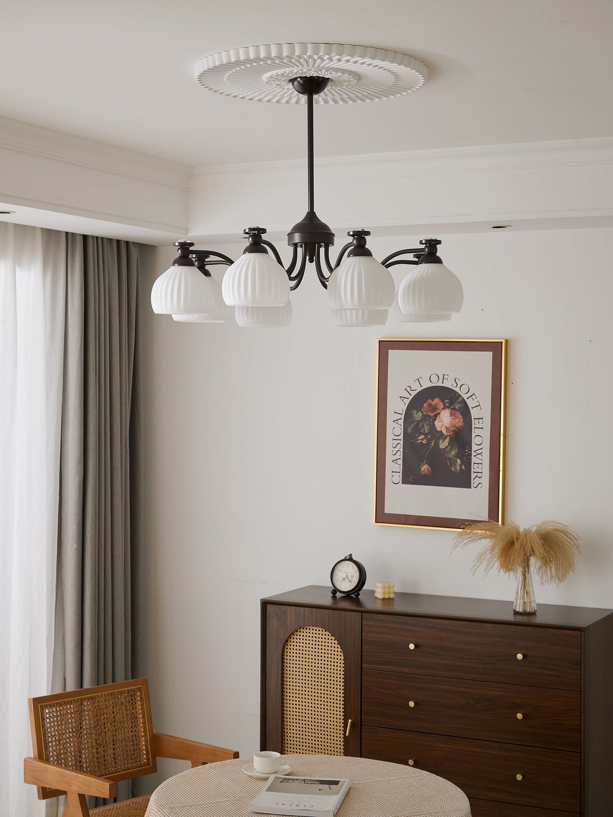 Calaeor Premium Elegance Glass Chandelier