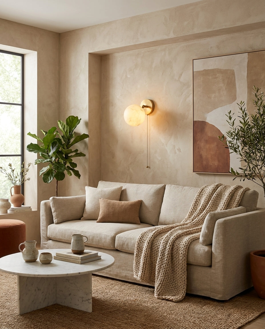 Grafthill Alabaster Wall Sconce