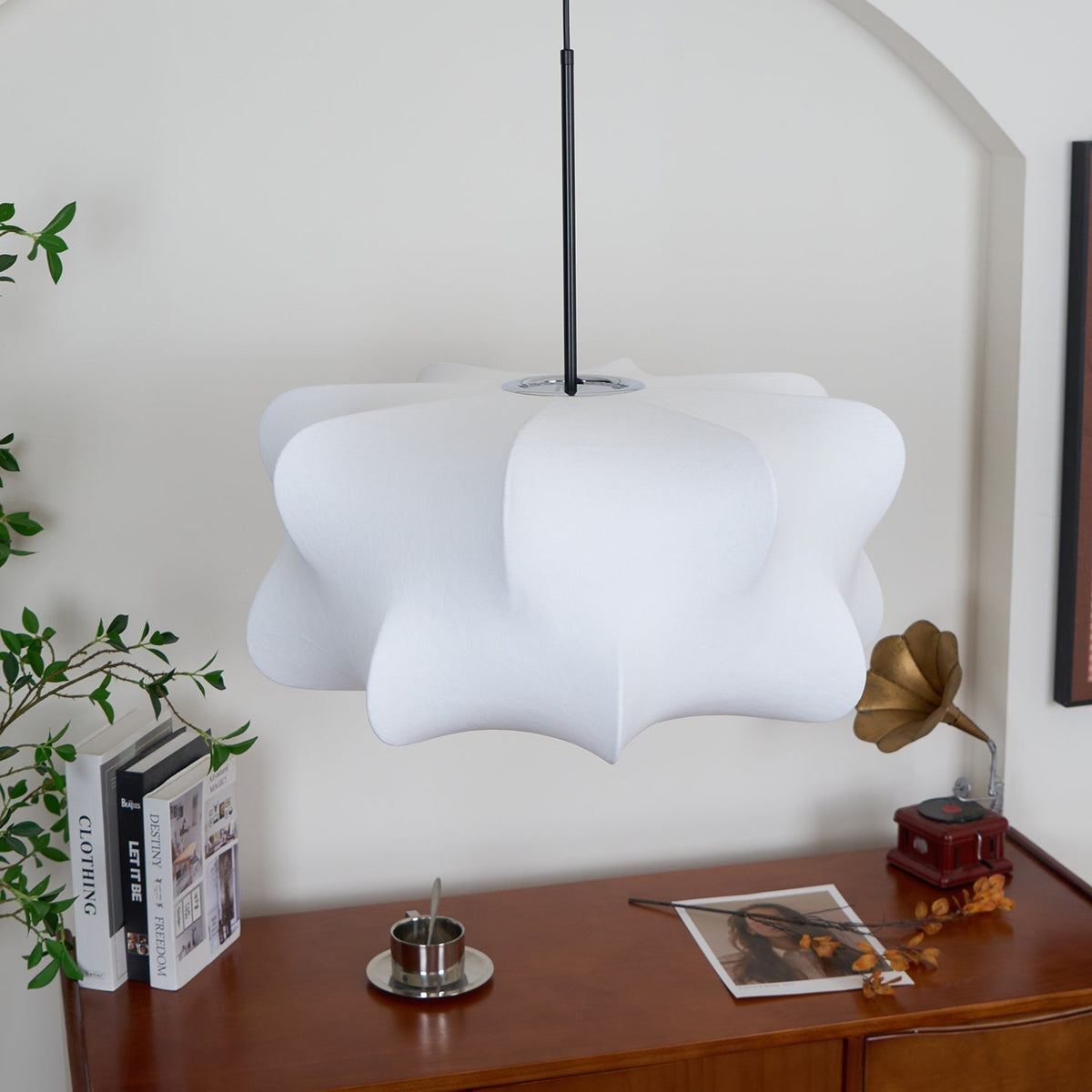 Luxe Silk Contemporary Pendant Light