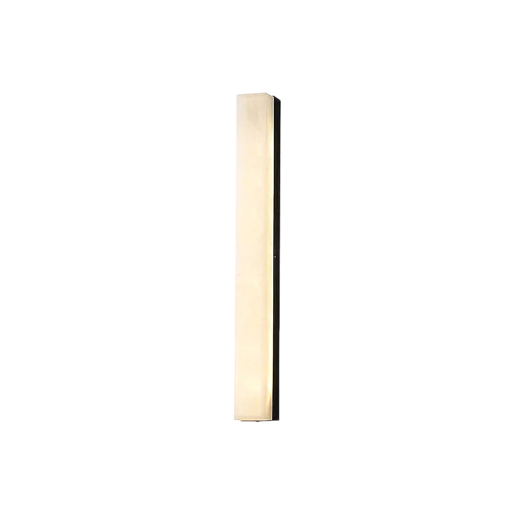 Quill Brass Alabaster Wall Lamp