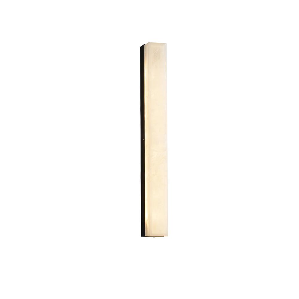 Quill Brass Alabaster Wall Lamp