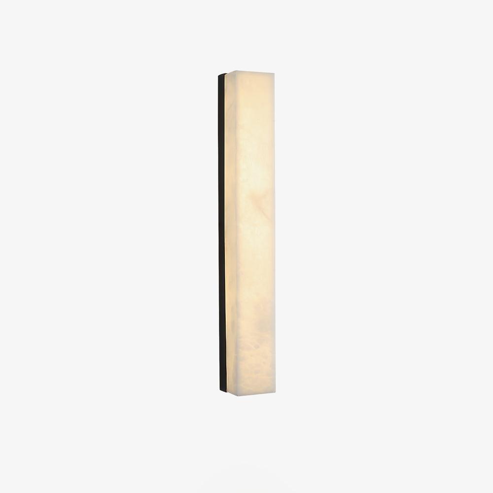 Quill Brass Alabaster Wall Lamp