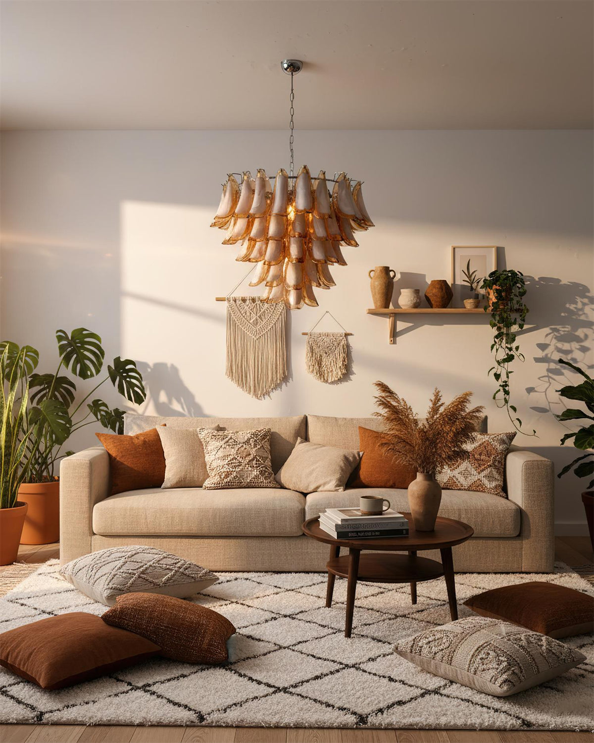 Oreloian Petal Chandelier