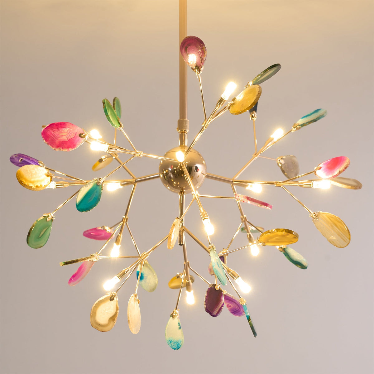 Romimul Chandelier Colorful Branching