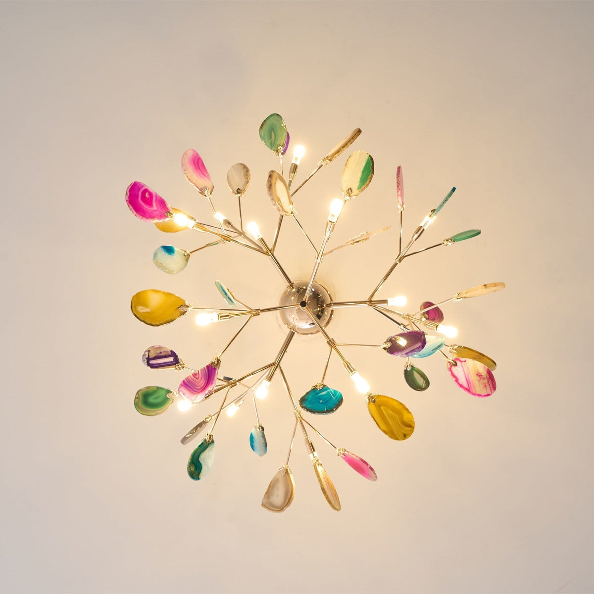 Romimul Chandelier Colorful Branching