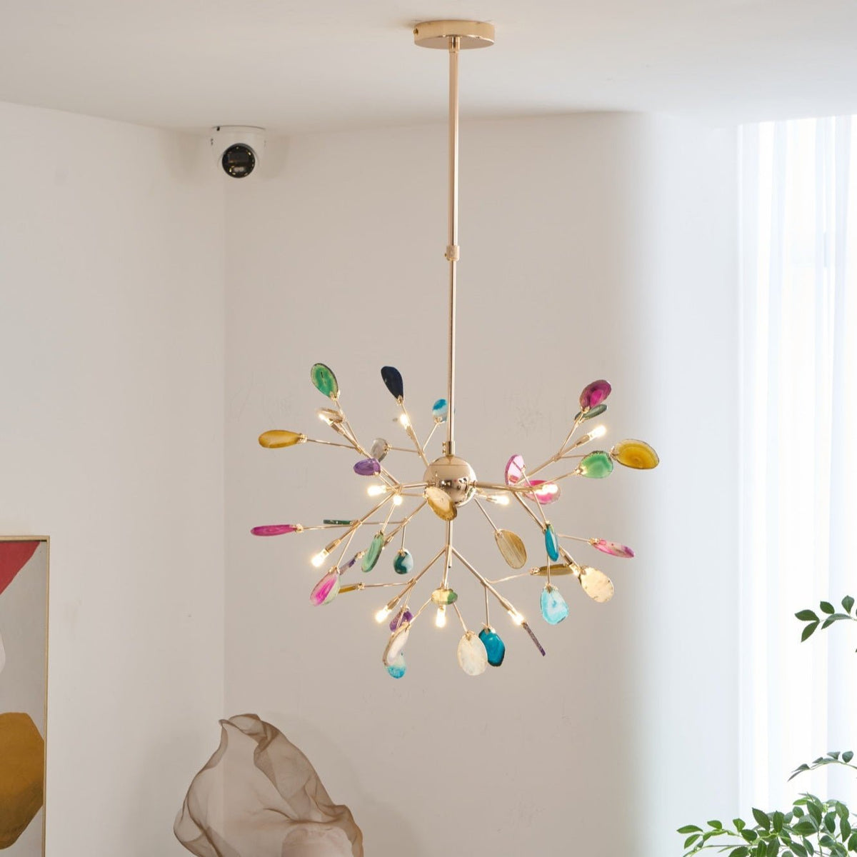 Romimul Chandelier Colorful Branching