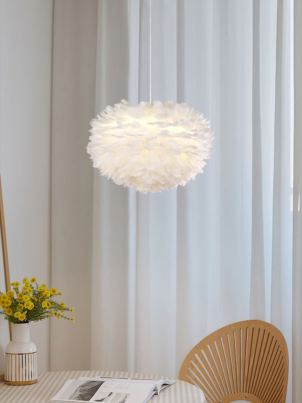 Deveno Feathers Pendant Lamp