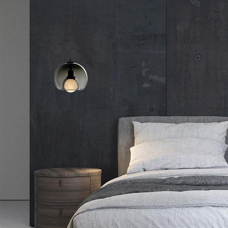 Eamver Glass Contemporary Pendant Light