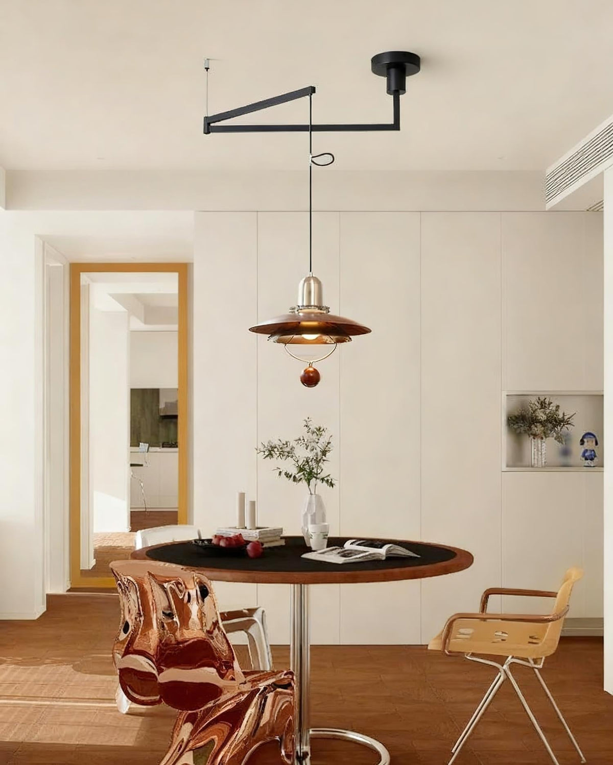 Leontis Swing Arm Pendant Lamp