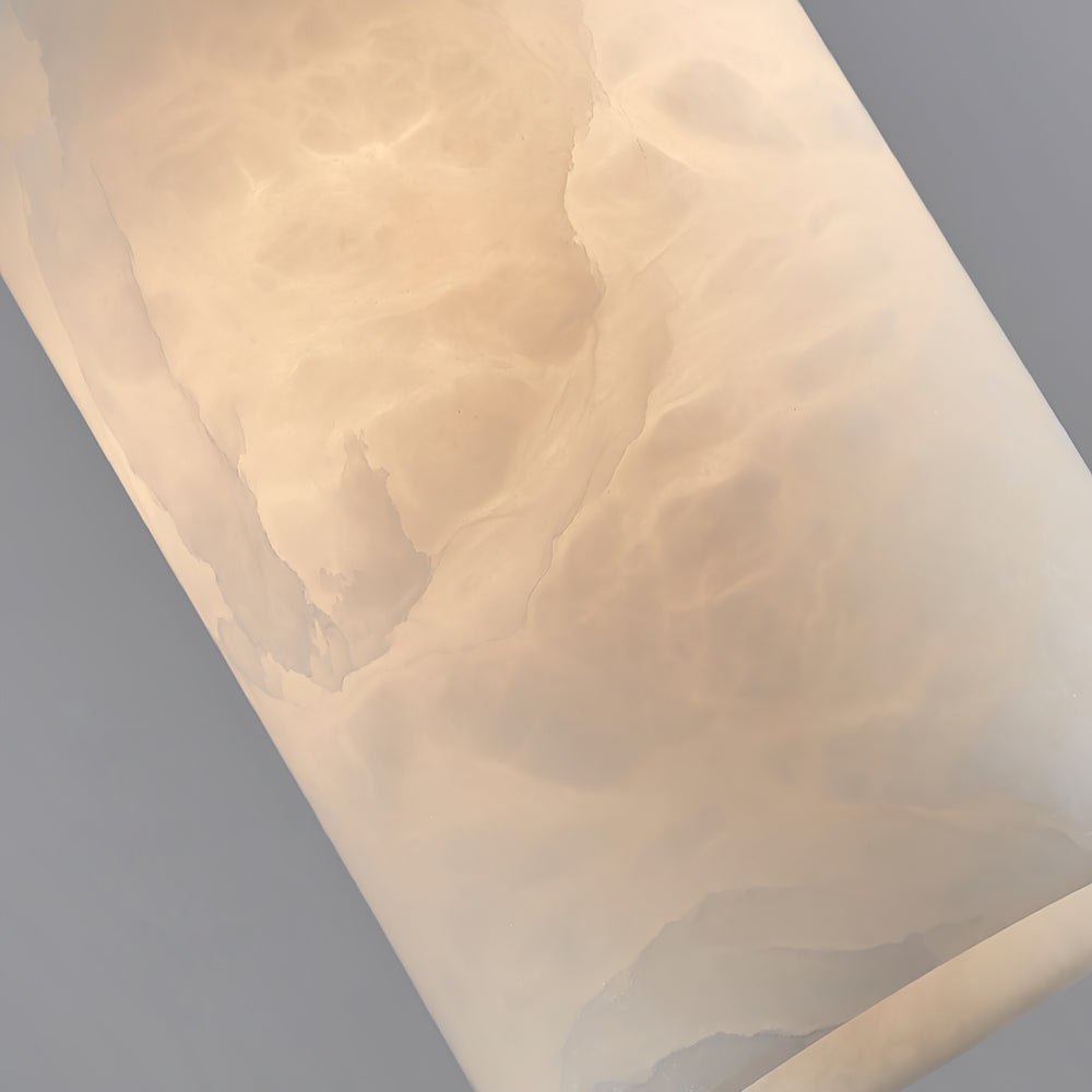 Salen Pendant Light Alabaster & Brass