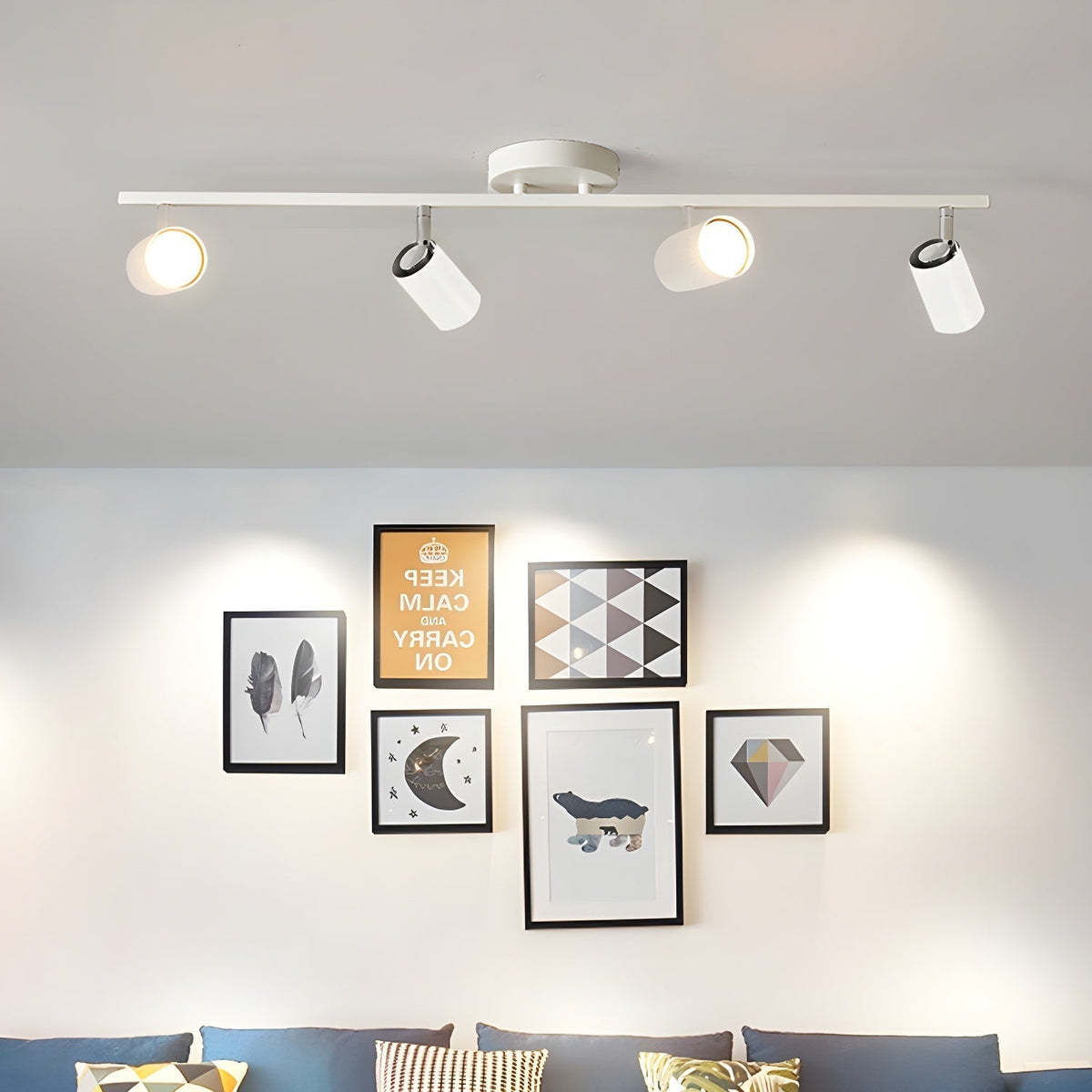 Yethen Aluminum Contemporary Ceiling Light